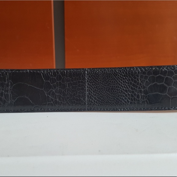 SOLD !!!!!!! Ferragamo Alligator &Crocodile  belt - Picture 4 of 8